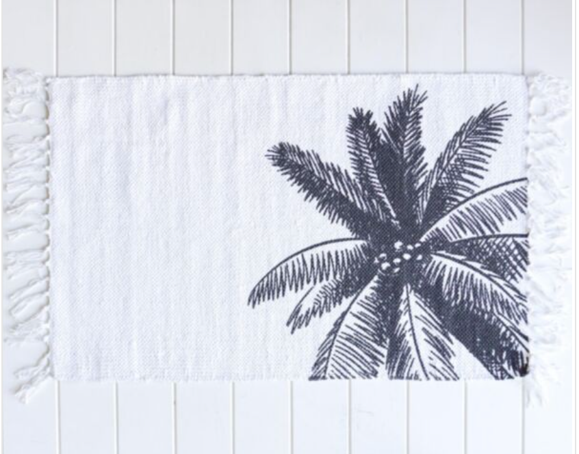 Cotton Palm Tree Mat